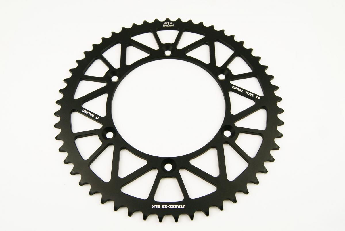 JT Rear Sprocket Alloy Black 822, JTA822.53blk 7075-t6 Aluminium