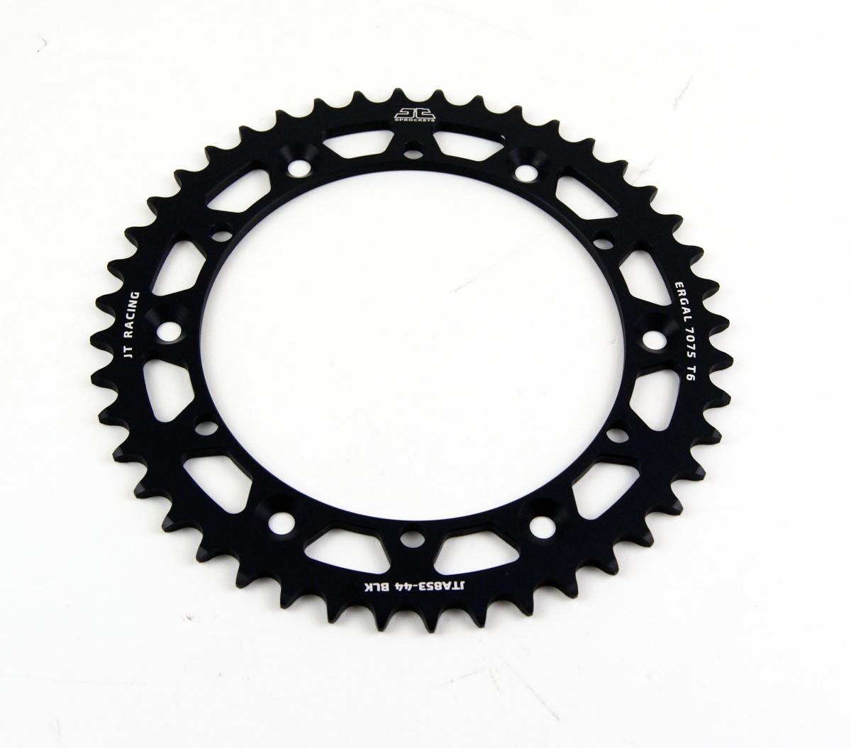 JT Rear Sprocket Alloy Black, JTA853.44blk 7075-t6 Aluminium