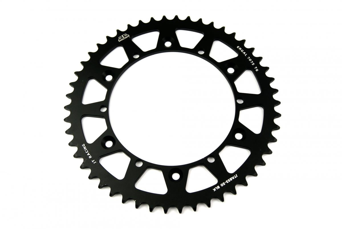 JT Rear Sprocket Alloy Black, JTA853.50blk 7075-t6 Aluminium
