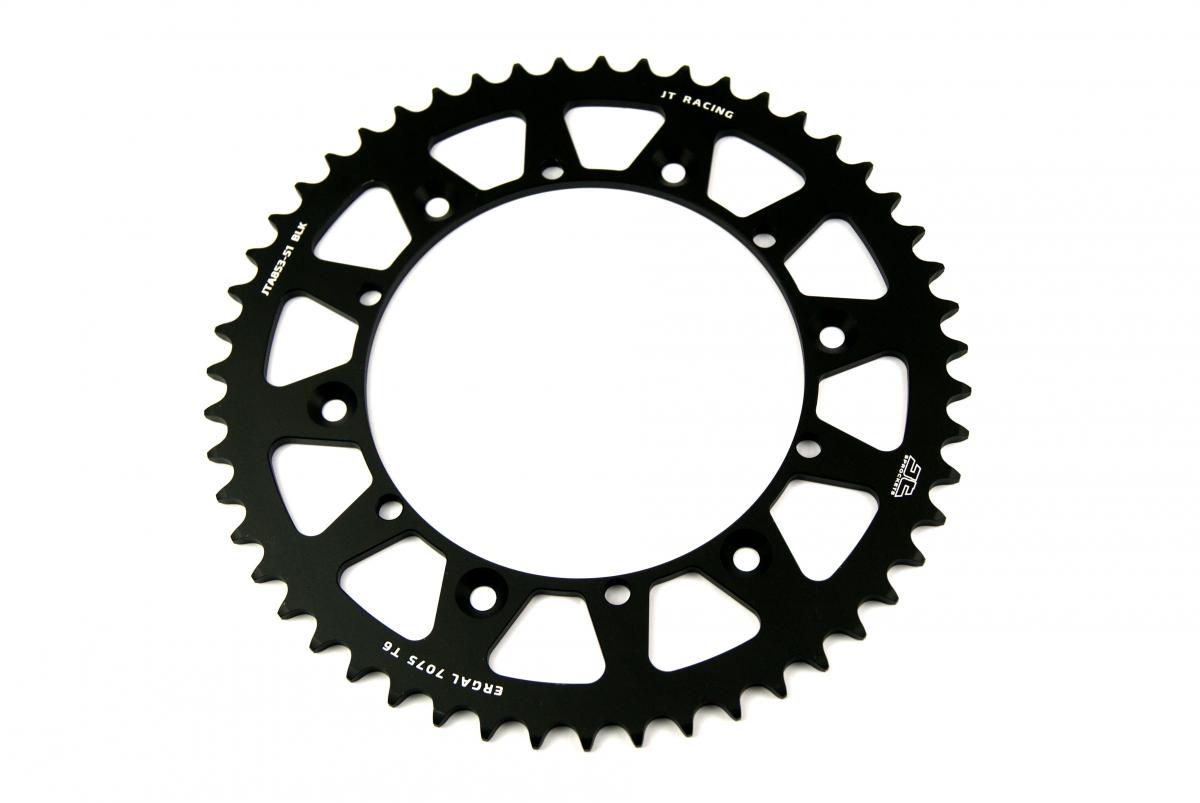 JT Rear Sprocket Alloy Black, JTA853.51blk 7075-t6 Aluminium