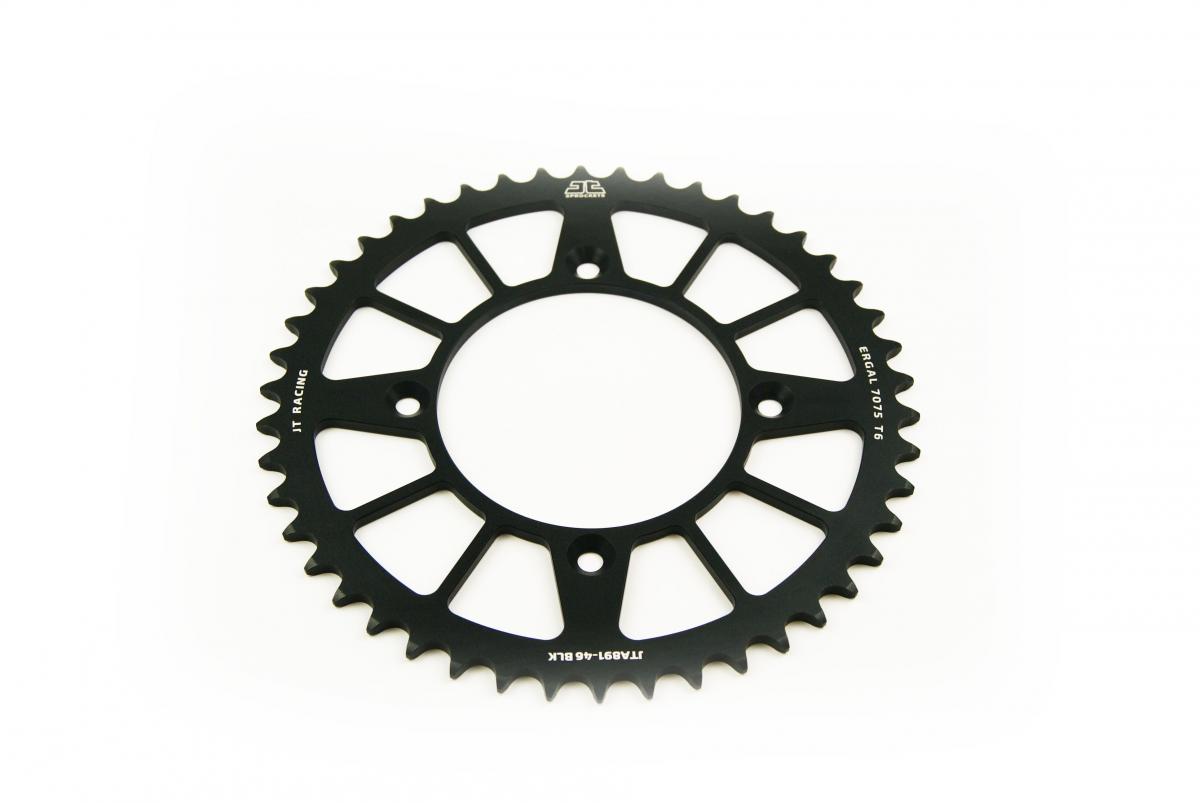 JT Rear Sprocket JTA891.46blk Black, Road KTM Alloy