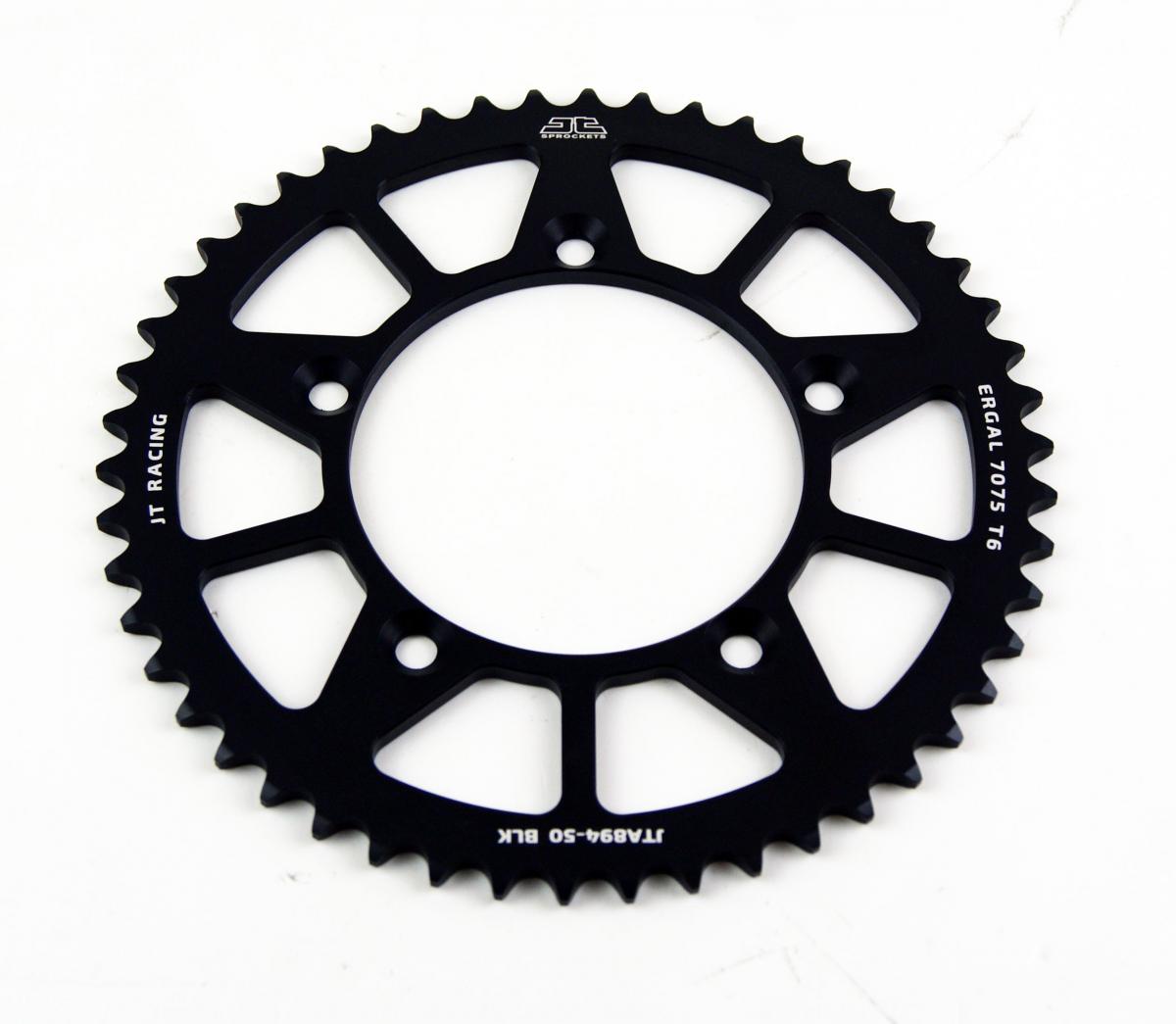 JT Rear Sprocket Alloy Black Jt, JTA894.50blk 7075-t6 Aluminium