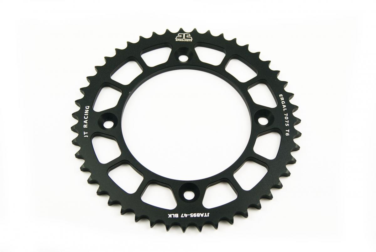 JT Rear Sprocket Alloy Black 441, JTA895.47blk 7075-t6 Aluminium