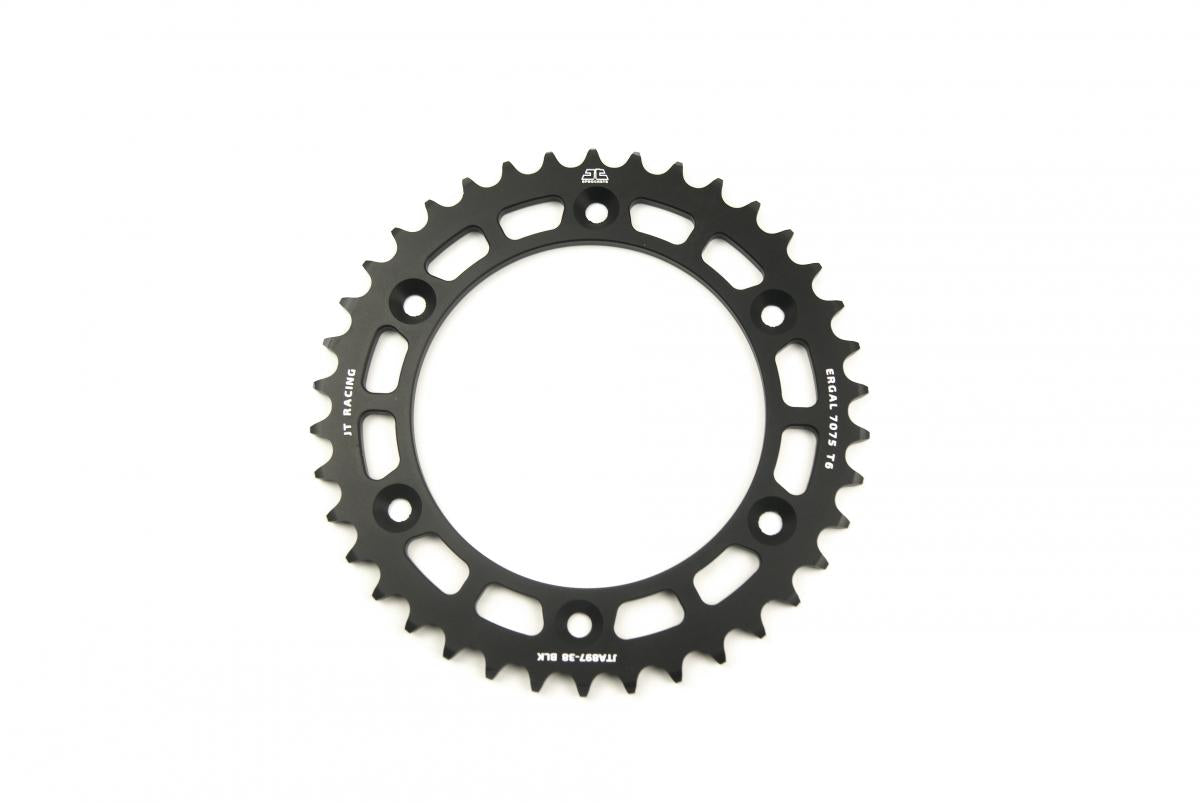 JT Rear Sprocket Alloy Black, JTA897.38blk