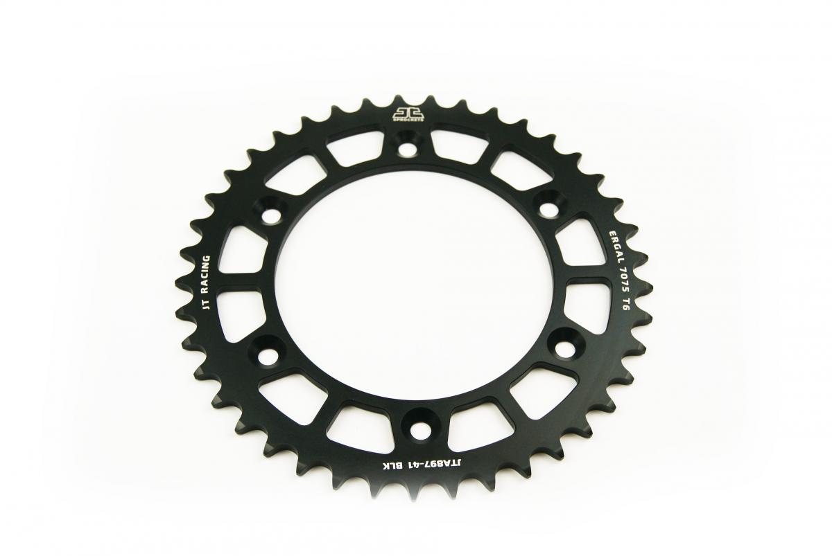 JT Rear Sprocket Alloy Black, JTA897.41blk