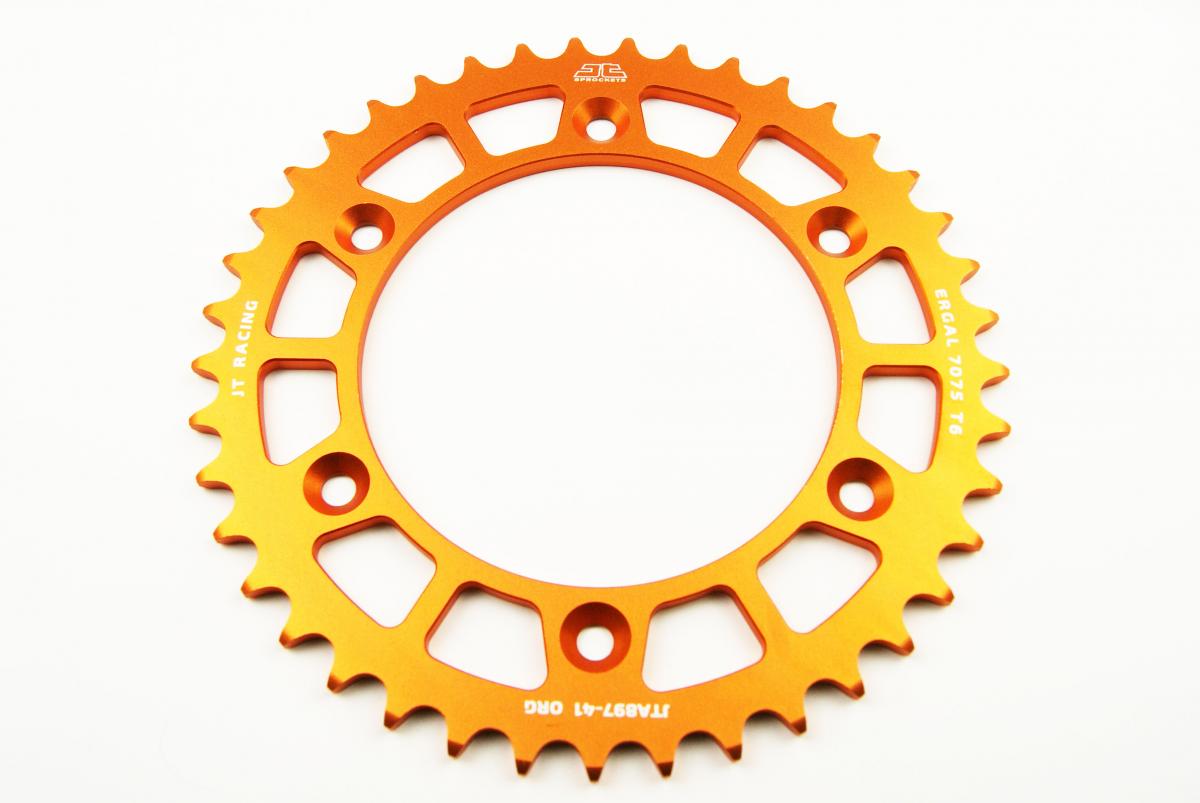 JT Rear Sprocket Alloy Orange, JTA897.41org