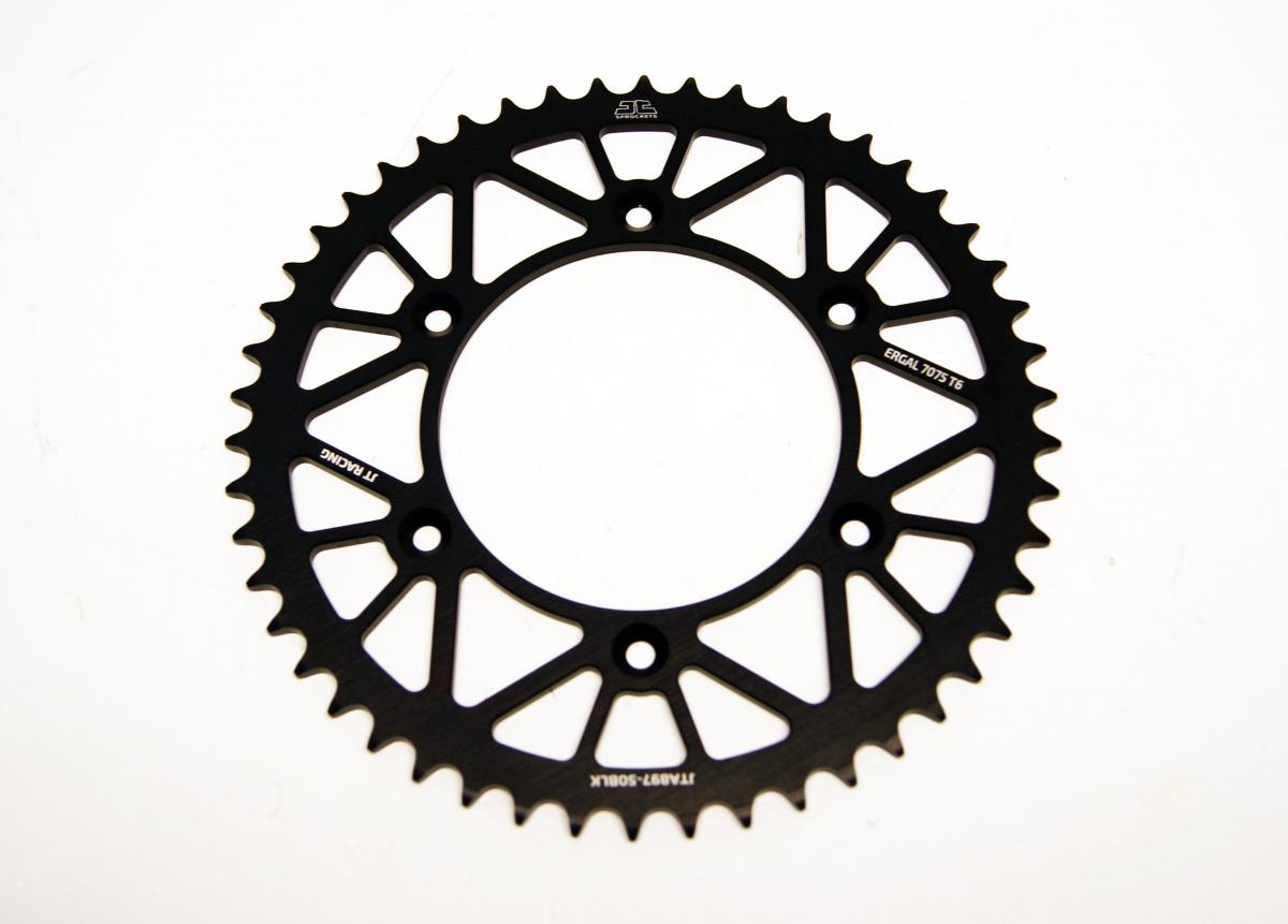 JT Rear Sprocket Alloy Black, JTA897.50blk