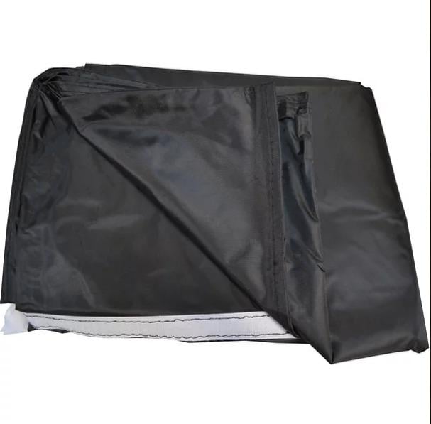 FIR Gazebo Side Wall Panel Plain Black 3x6m Velcro Attachment