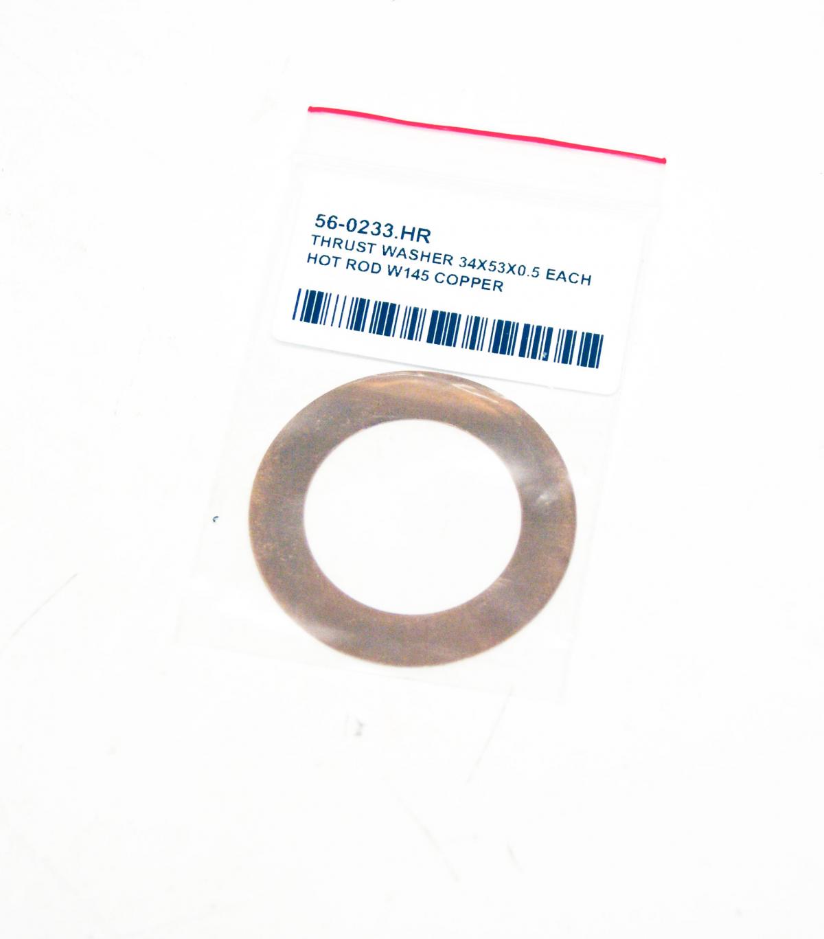 Hot Rods Thrust Washer 34x53x0.5 Each, Hot Rod W145 Copper