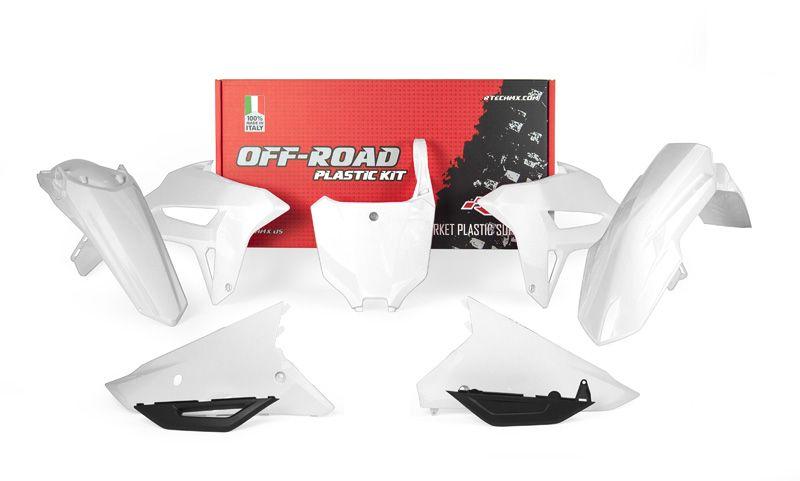 Rtech Plastics Plastic Kit/6 CRF450R 2021-24, Rtech R-kitcrf-bn0-521 White