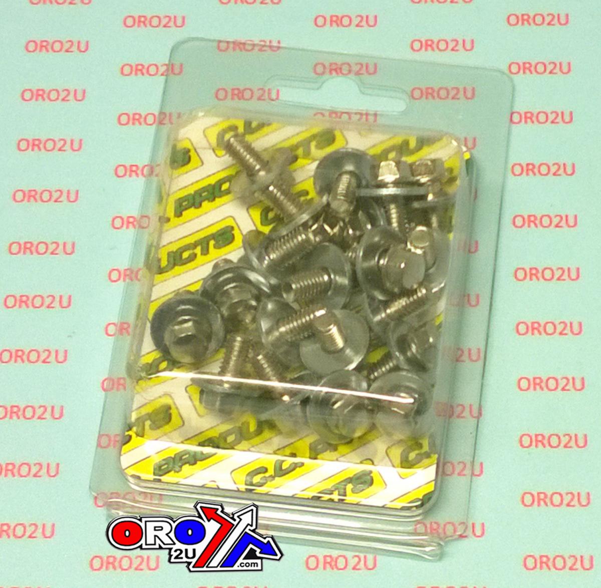 C.C. PRODUCTS PK/20 6x12mm BOLT/WASH 16