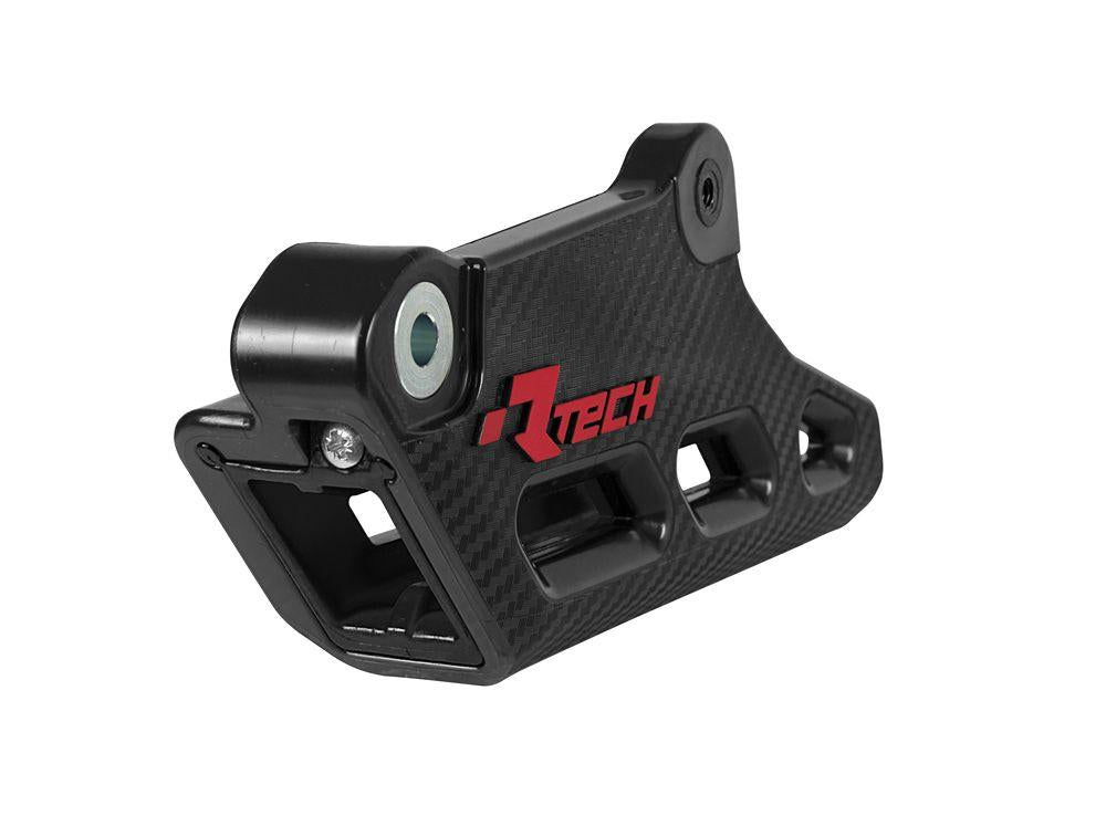 Rtech Plastics Monoblock R2.0 Worx Chain Guide, R-cruKTMnr0020, KTM/husq/gasgas, Black Wear Pad