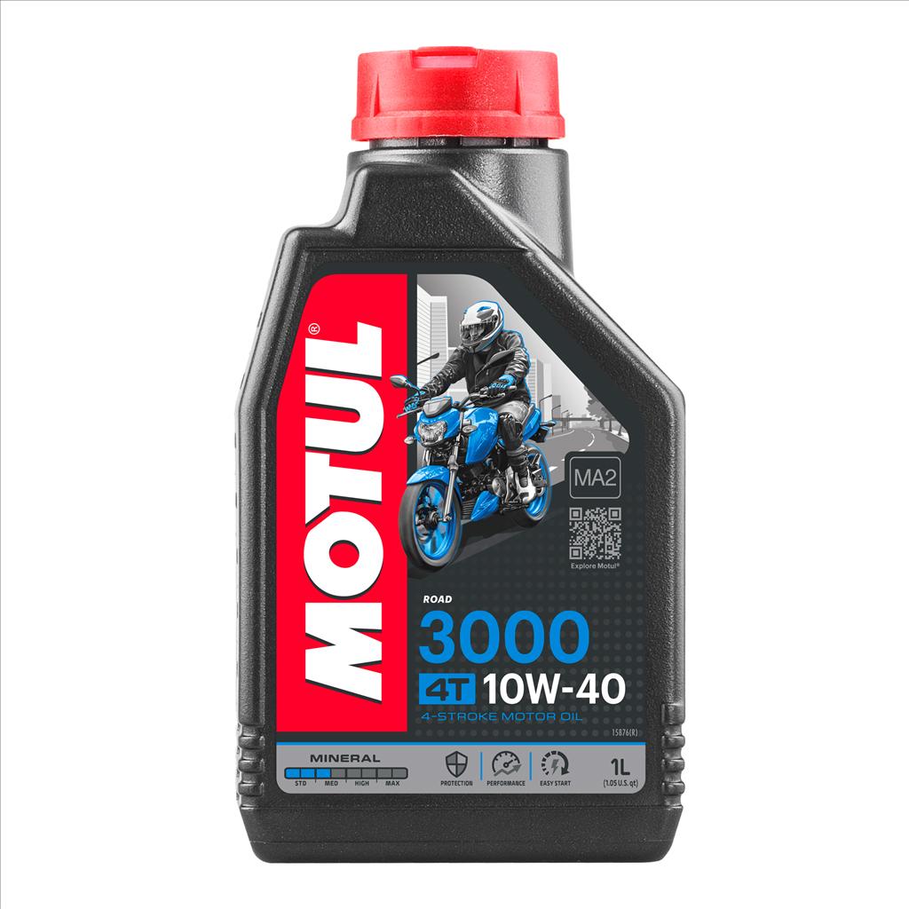 MOTUL 3000 10w40 4t 1 Litre, Motul 450040,  Motorcycle, Mineral