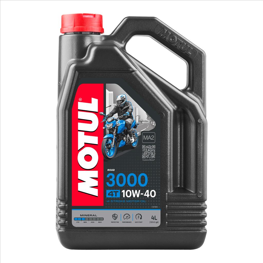 MOTUL 3000 10w40 4t 4 Litre, Motul 450041,    Motorcycle, Mineral