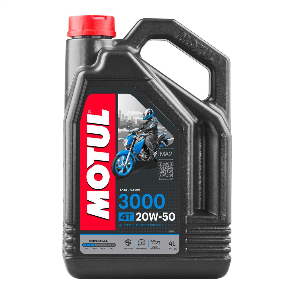 MOTUL 3000 20w50 4t 4 Litre, Motul 450039,    Motorcycle, Mineral