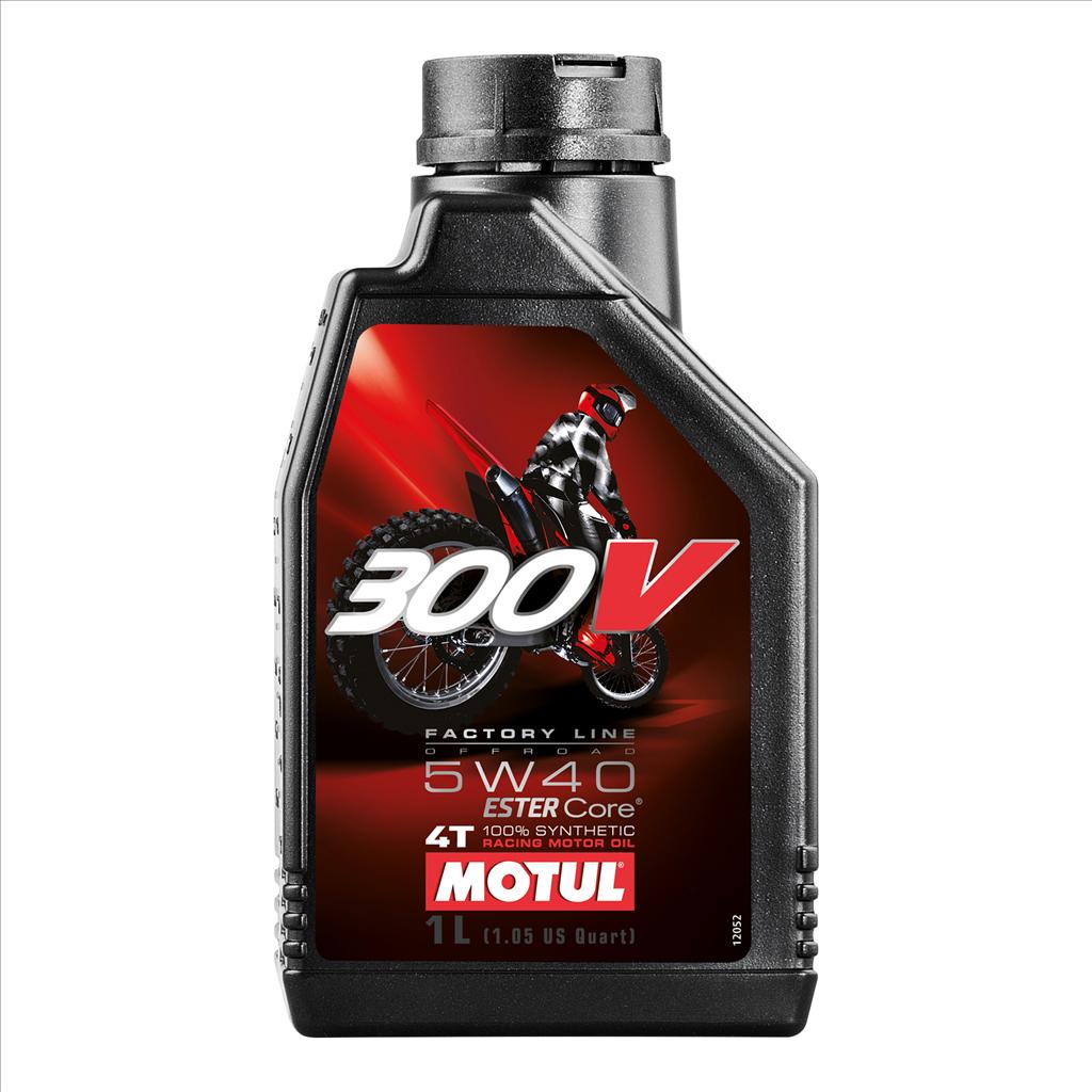 MOTUL 300v Fl Off Road 5w40 1 Litre, Motul 450042,  Motorcycle, 100% Synthetic