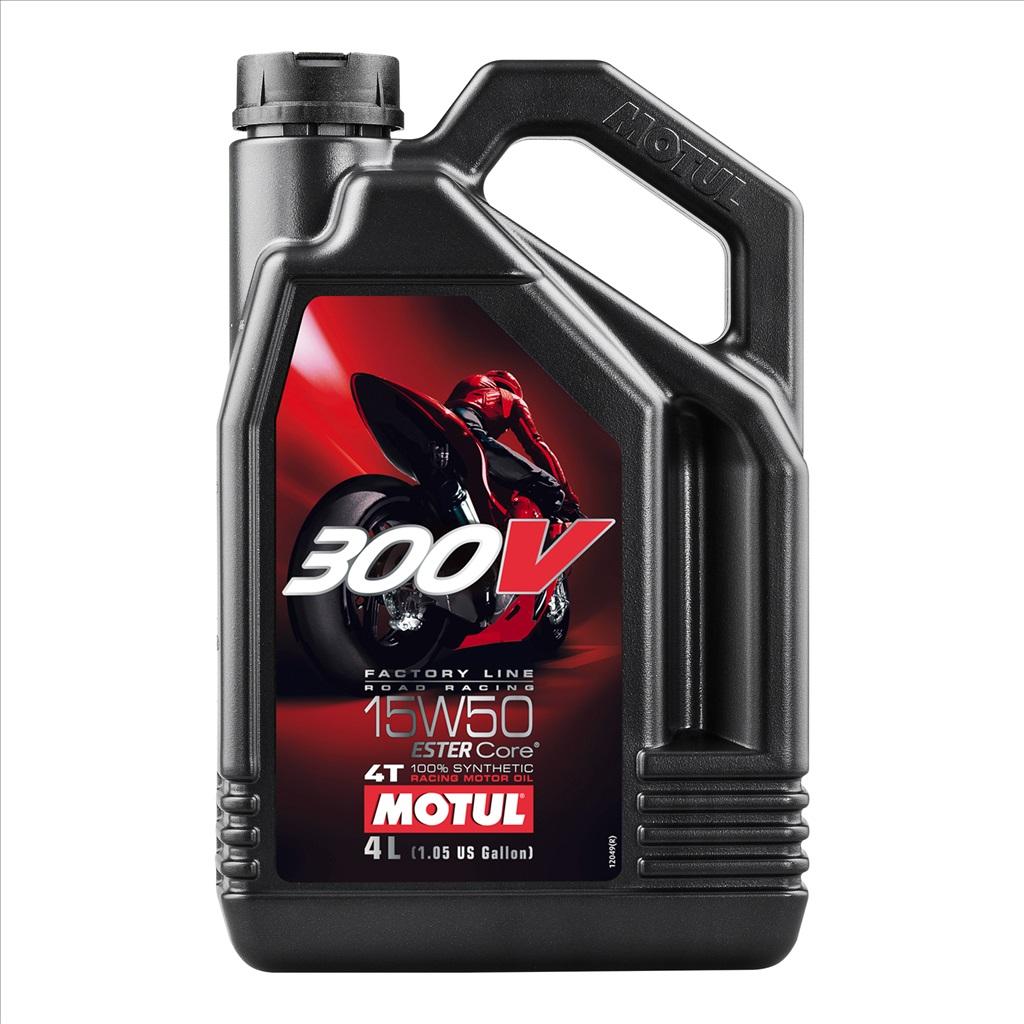MOTUL 300v Fl Road Racing 15w50 4 Litre, Motul 450011,    Motorcycle, 100% Synthetic