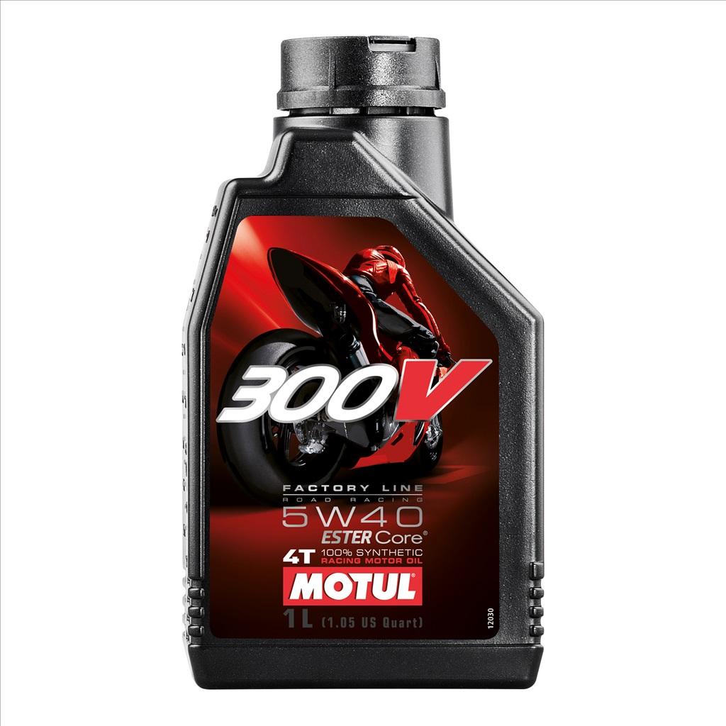 MOTUL 300v Fl Road Racing 5w40 1 Litre, Motul 450006,  Motorcycle, 100% Synthetic