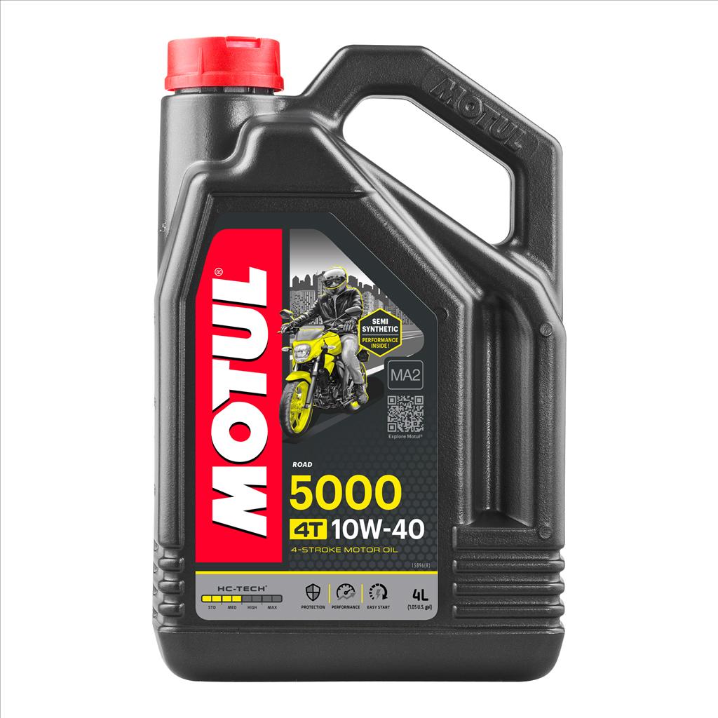 MOTUL 5000 10w40 4t 4 Litre Uk, Motul 450036,    Motorcycle, Technosynthese