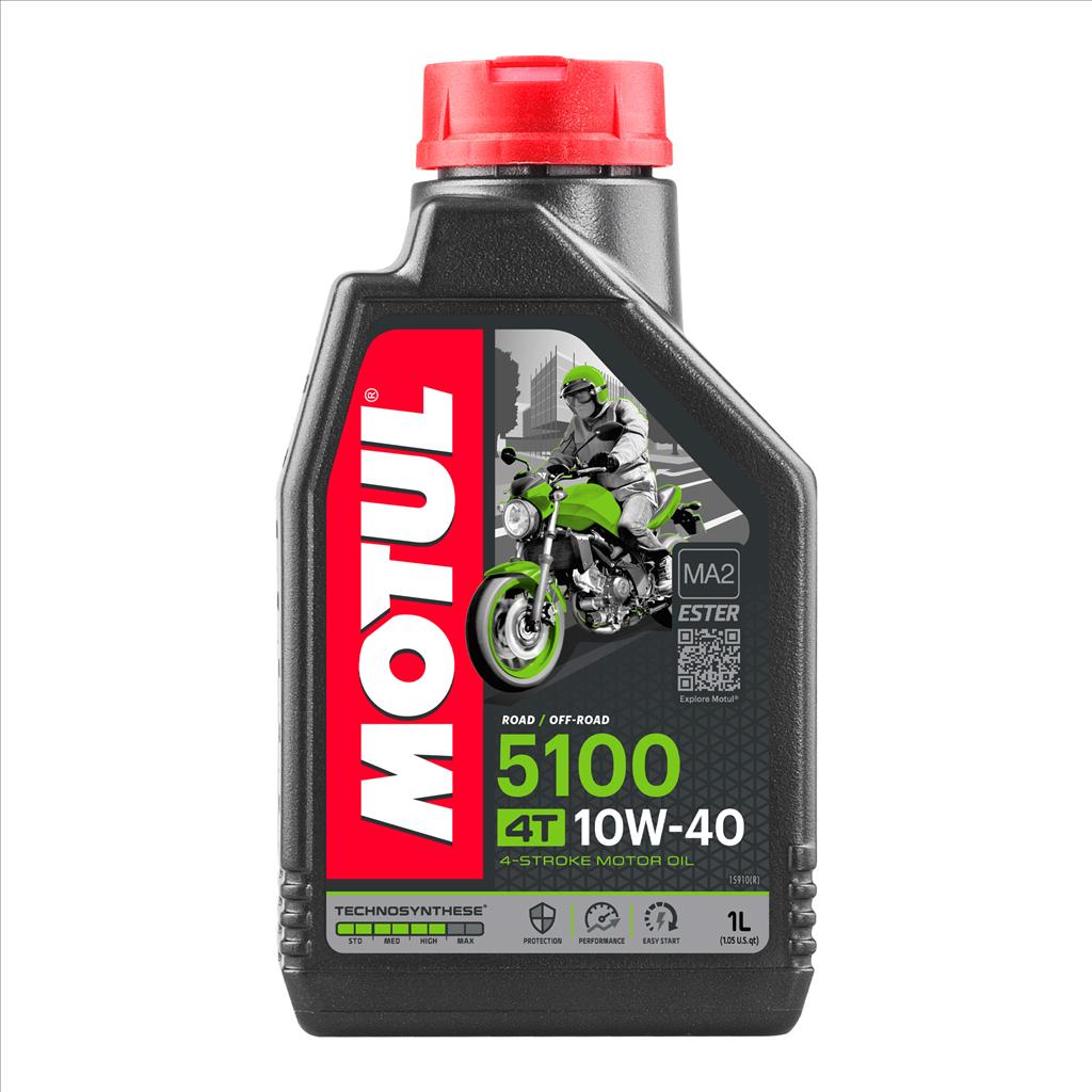 MOTUL 5100 10w40 4t 1 Litre, Motul 450028,  Motorcycle, Technosynthese