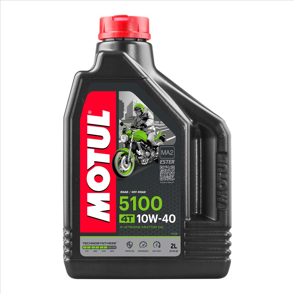MOTUL 5100 10w40 4t 2 Litre, Motul 450416,  Motorcycle, Technosynthese