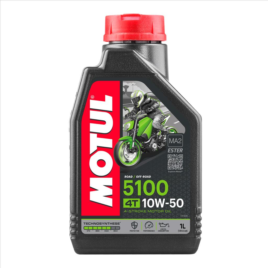 MOTUL 5100 10w50 4t 1 Litre, Motul 450031,  Motorcycle, Technosynthese