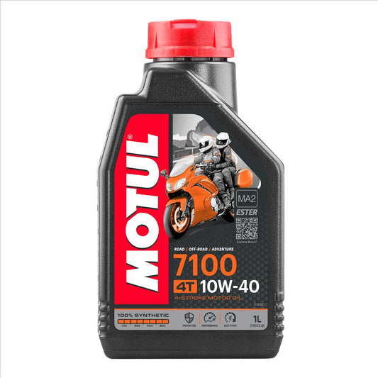 MOTUL - 7100 10W40 4T 1L SYNTHETIC ENGINE OIL