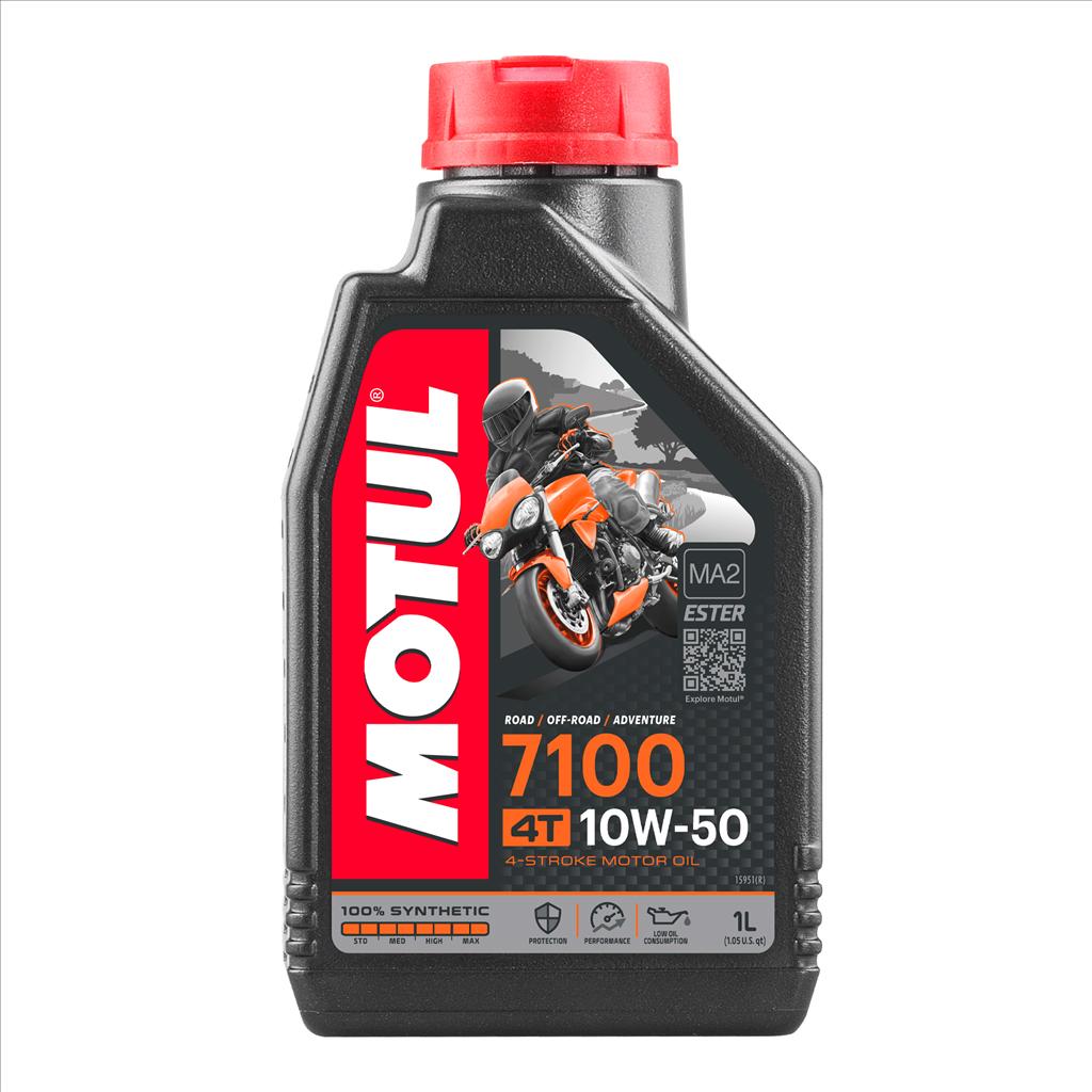 MOTUL 7100 10w50 4t 1 Litre, Motul 450018,  Motorcycle, 100% Synthetic