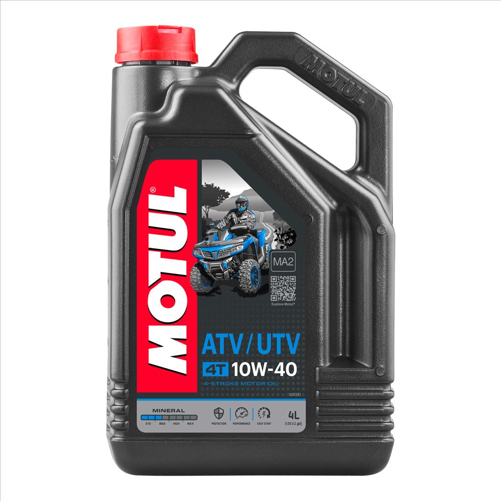 MOTUL ATV-UTV 4t 10w40 4 Litre, Motul 450080,    Motorcycle, Mineral