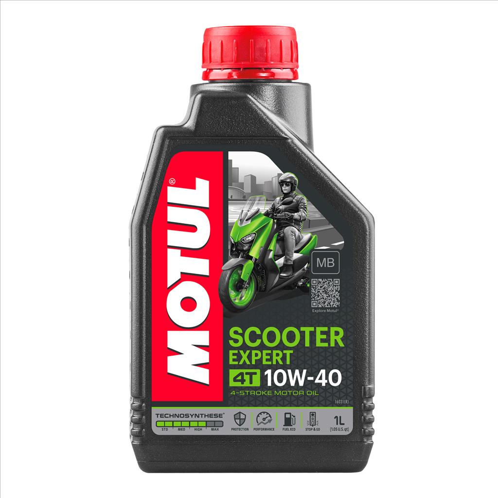 MOTUL Scooter Expert 4t 10w40 Mb 1 Litre, Scooter Expert 4t 10w40 Mb 12x1l, Motorcycle, Technosynthese