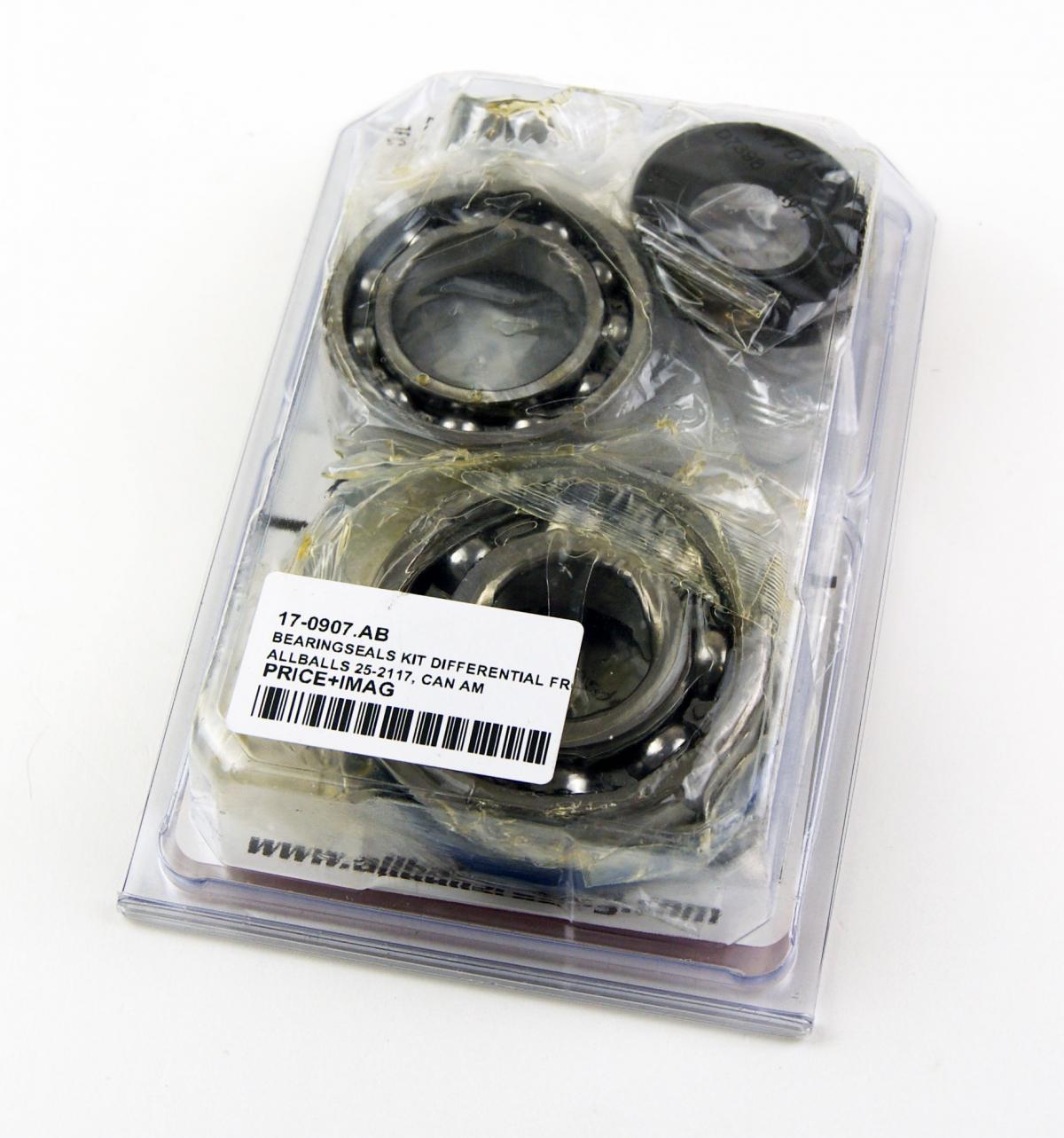 All Balls Racing Differential Bearing & Seals Kit Front Can-am, Allballs 25-2117