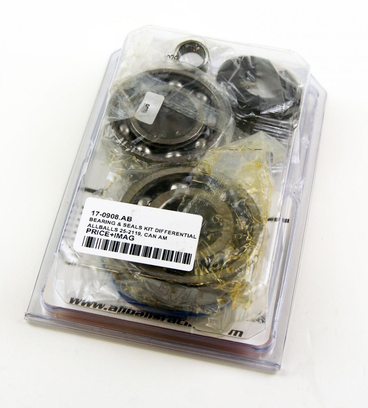 All Balls Racing Differential Bearing & Seals Kit Front Can-am Defender, Allballs 25-2119