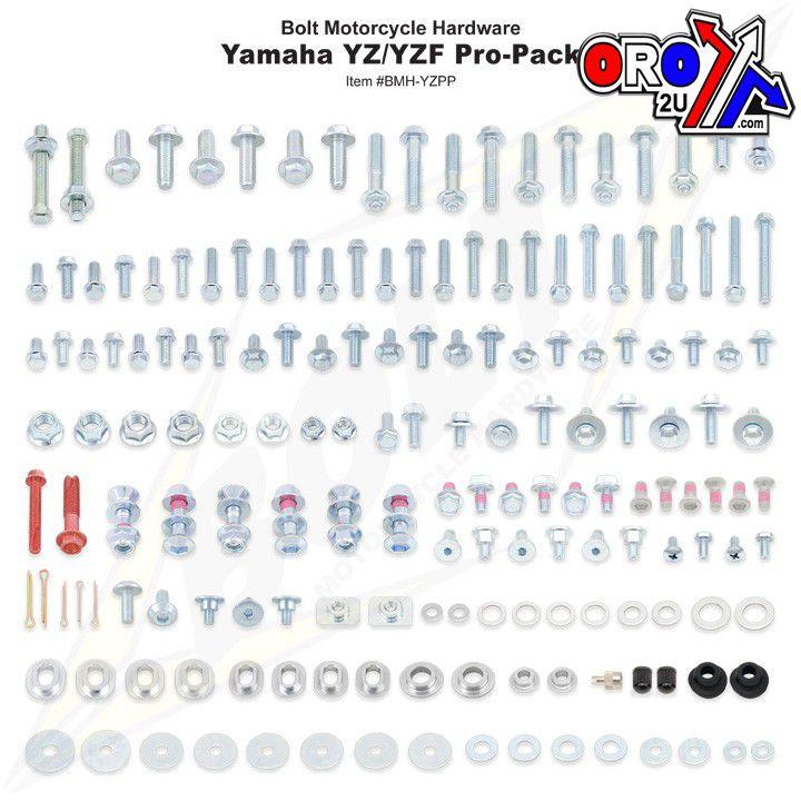 Bolt Bolt Yamaha YZ/YZF Pro Kit, Motocycle Hardwear Bmh-yzpp
