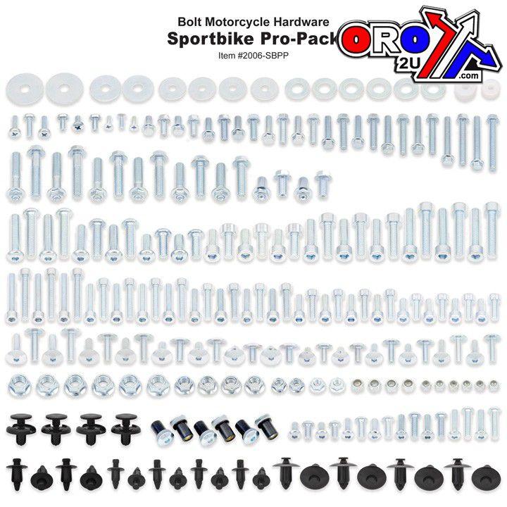 Bolt Bolt Japanese Sportbik Pro Kit, Motocycle Hardwear 2006-sbpp