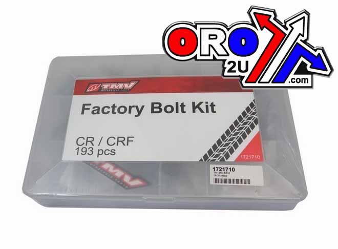 TMV Bolt Kit Factory CR/CRF 193pcs, Tmv 1721710, Honda