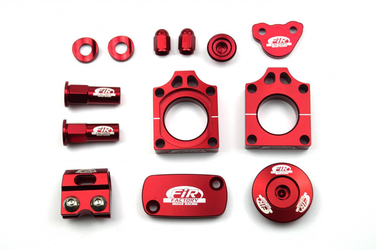 FIR 11pc Bling Kit CRF 450, Fir Cpk-102, Cnc Alloy, Axle Block, Caps, Tyre Nut