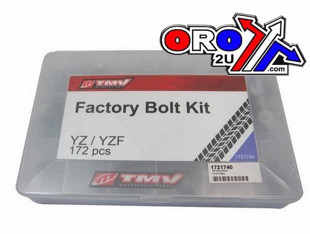 TMV Bolt Kit Factory YZ/YZF 172pcs, Tmv 1721740, Honda