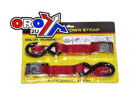 FIR Tie Down 1 Inch X 6ft 500kgs Red