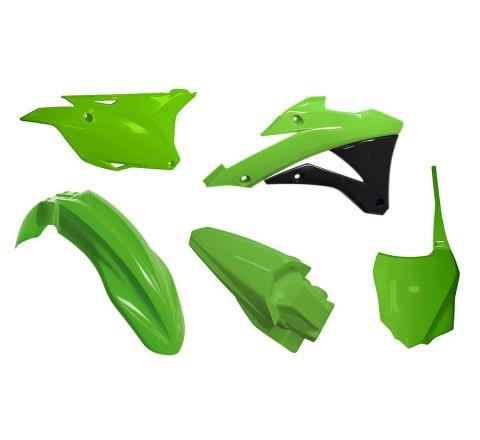 Rtech Plastics Plastic Kit/5 14-21 KX85/100 Oem 2020, Rtech Oem R-kitkx0-ve0-598