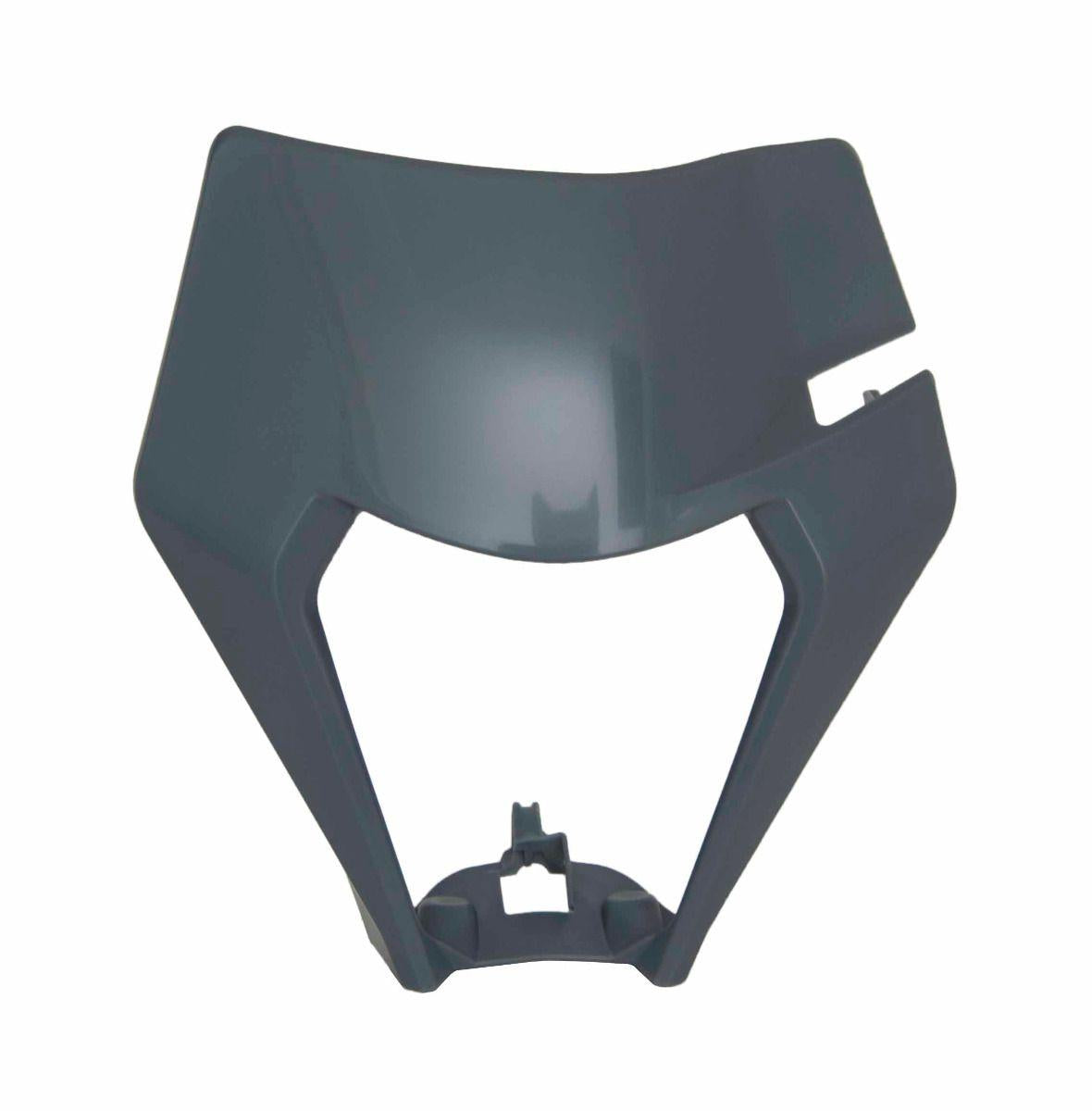Rtech Plastics Front Headlight 2020-23 KTM Quantum Grey, Rtech R-maskKTMgr20