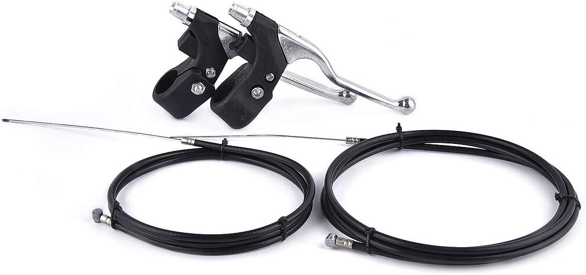 Amosa Electrical Cable and Lever Pair Kit Universal Clutch & Brake