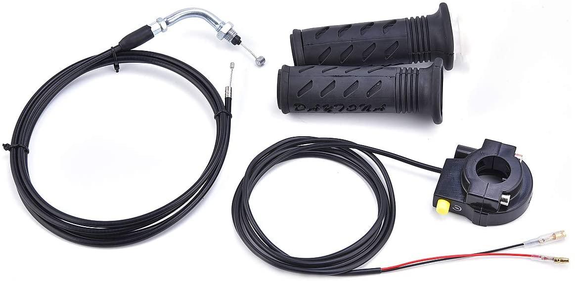 FIR Throttle Twistgrip Assy Grips + Cable.