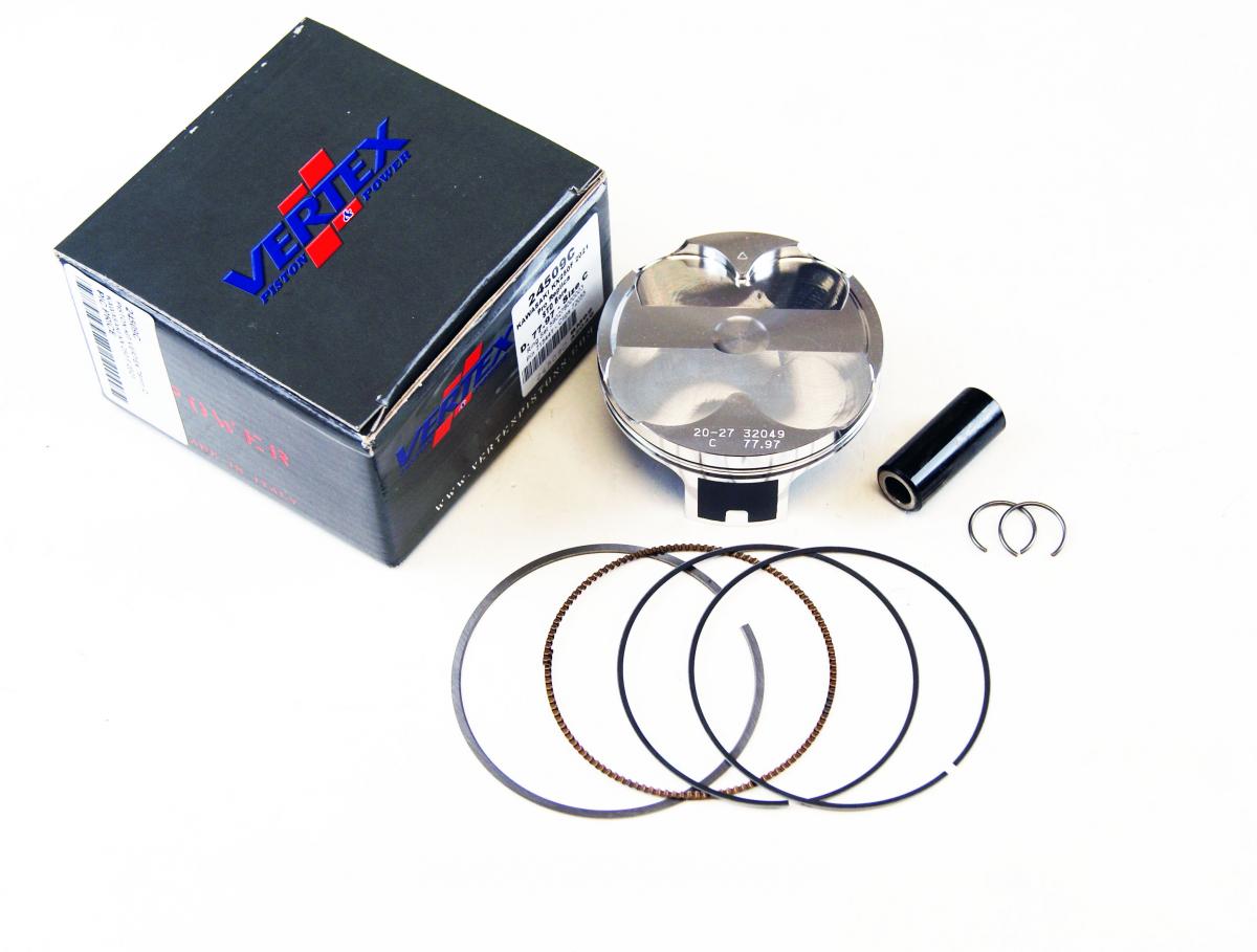 Vertex Piston Kit Vertex 78.0 B Kawasaki KX 250 21-22, Vertex 24509b Compr 14,1:1