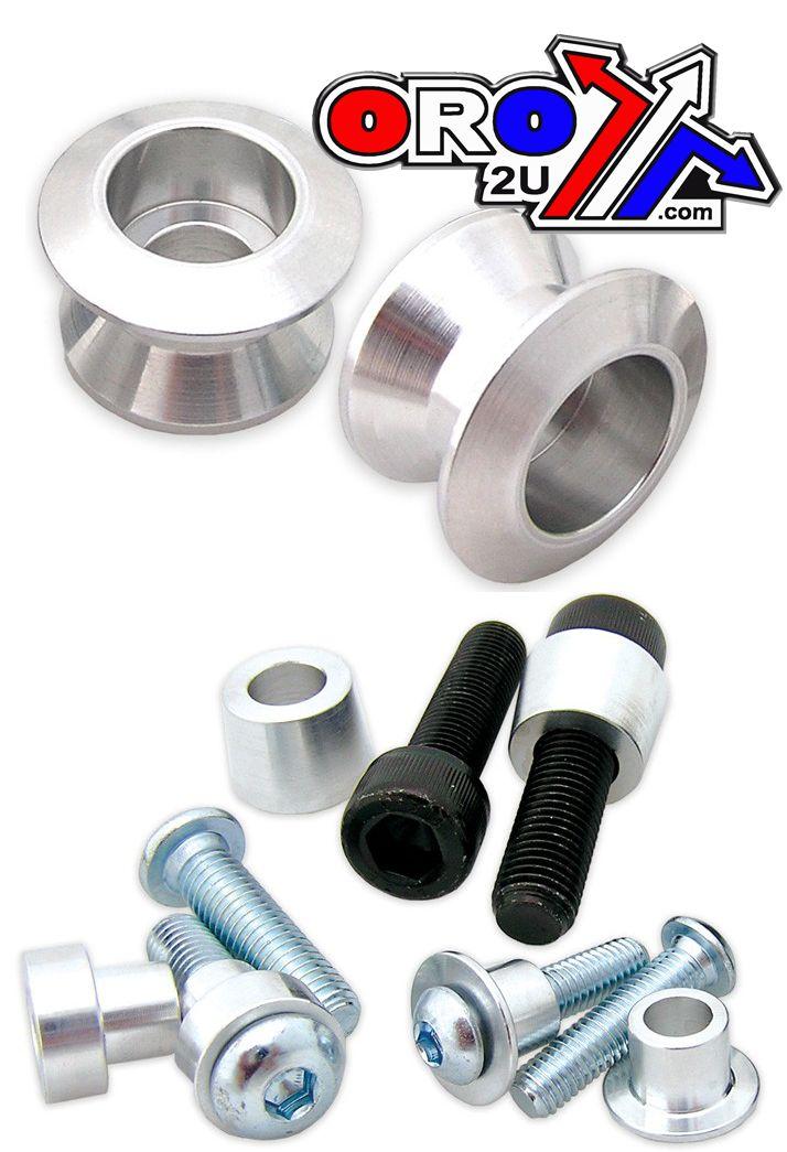 Bolt Swingarm Spool Univ Silver, Bolt Hardware 2009-sss.s