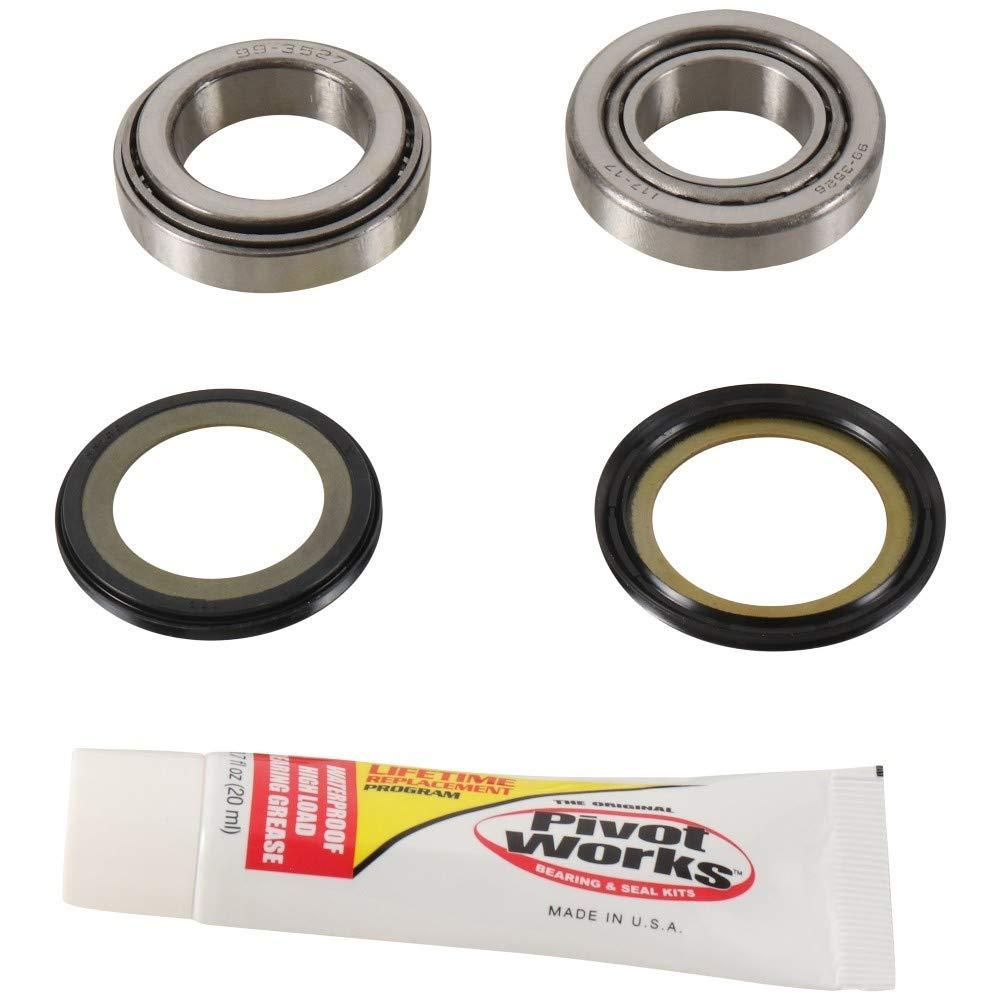 Pivot Works Steering Bearing Kit Allballs, Pivot Works Pwssk-k09-000, Kawasaki KD100 76-79, KD80 75-90, KE100 76-01, KLX110 02-09, KM100 76-81, KX60 83-03, Z125 Pro 17-20