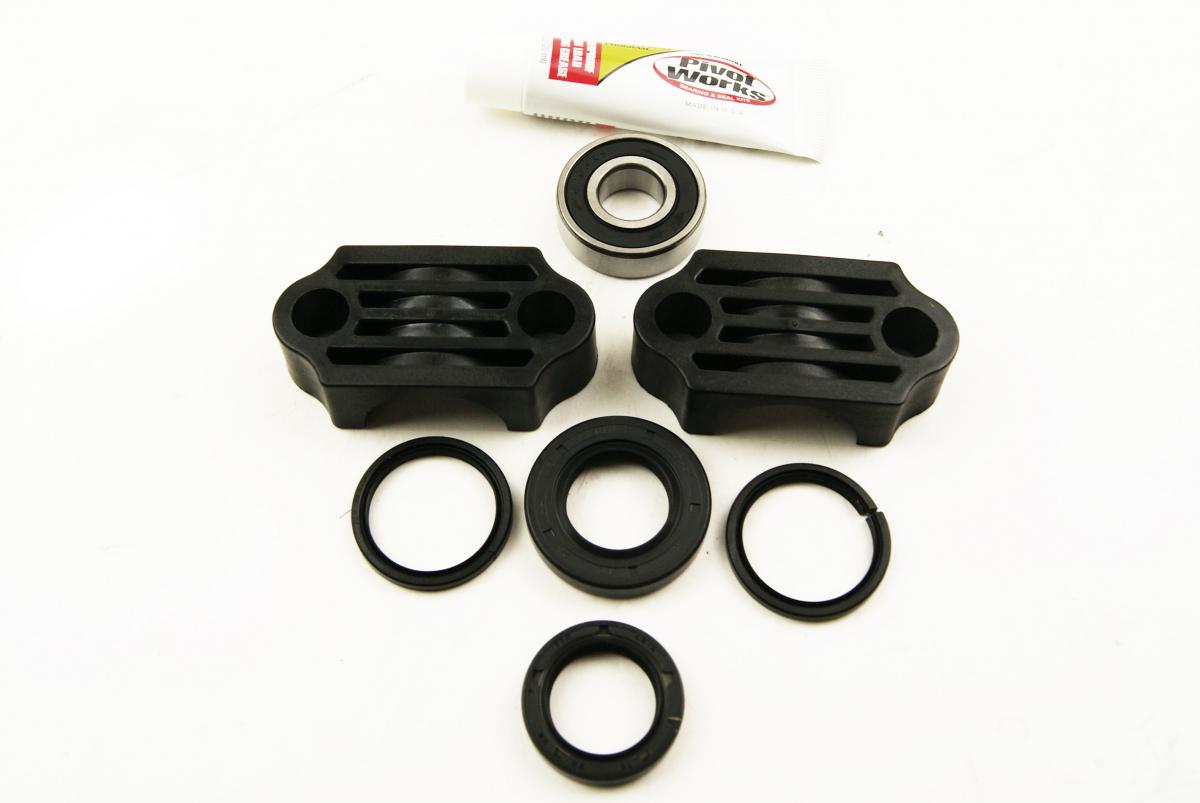 Pivot Works Lower Steering Bearing Kit, Pivot Works Pwssk-y09-000, Yamaha YFM350 Grizzly Irs 10-11, Yfm350fgw Grizzly 4wd 10-14, YFM350GW Grizzly 2wd 10-11, YFM400 Big