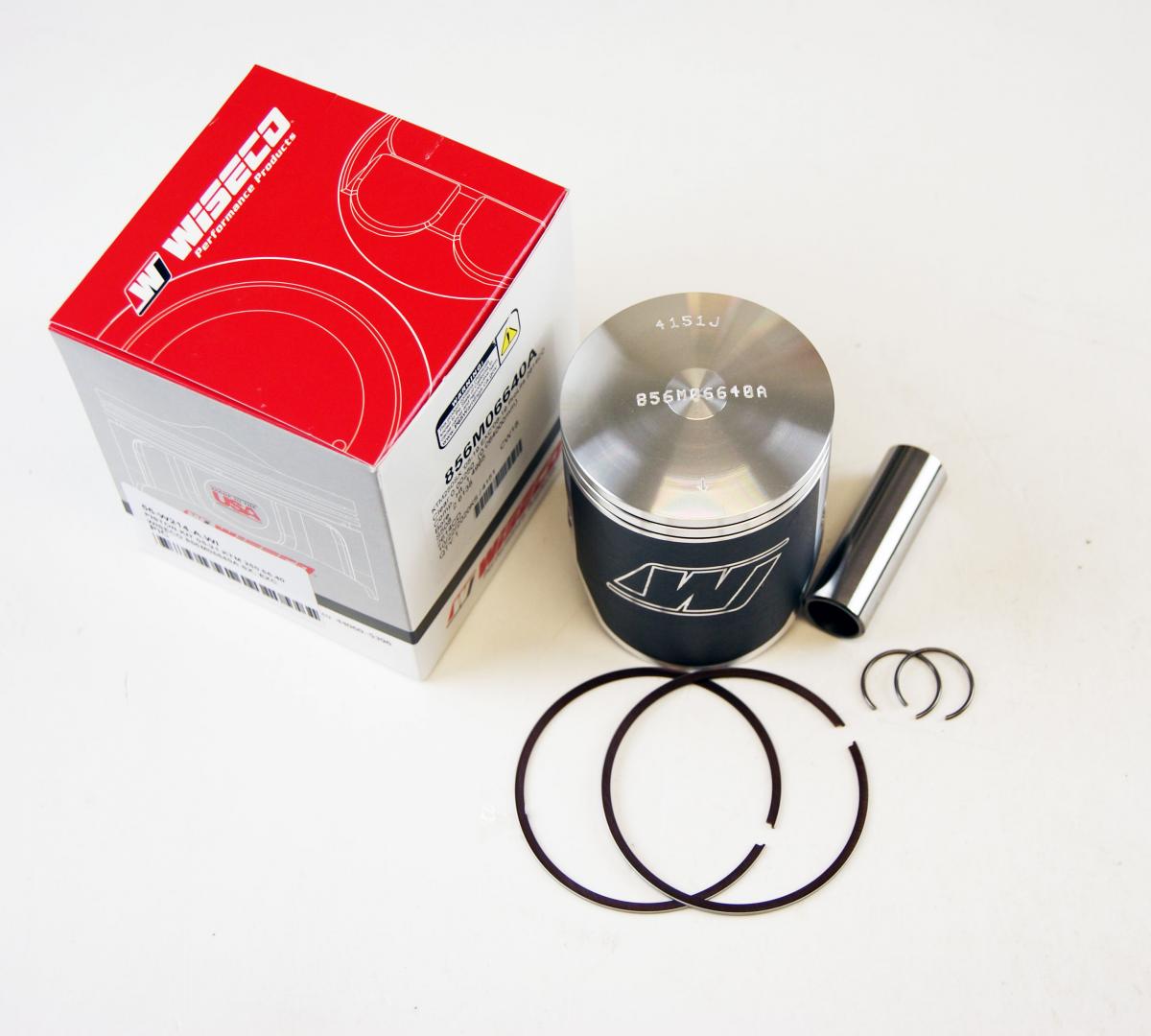 Wiseco Piston Kit 03-25 KTM 250 SX 66.40, Wiseco 856m06640a SX, EXC, Pro-lite 2-ring