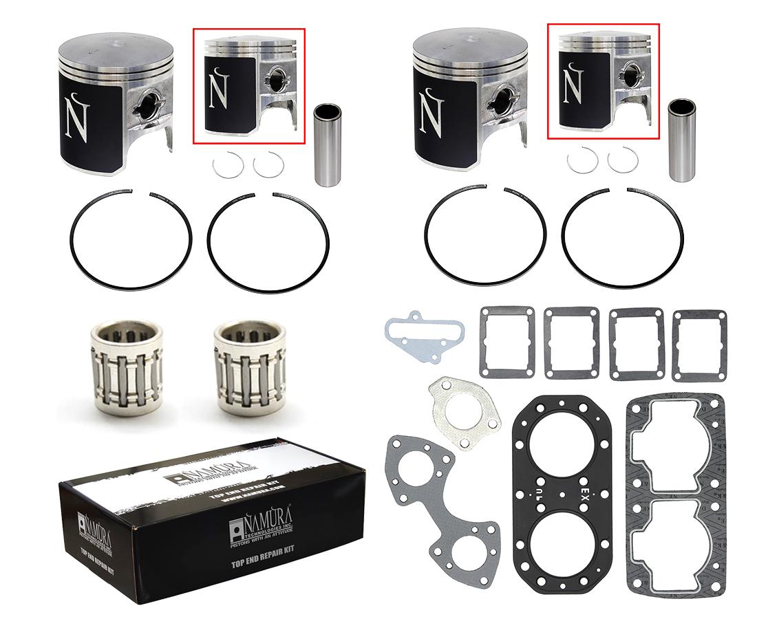 Namura Technologies Top End Kit Kawasaki 650 91-96, Namura Nw-20000k1 Std 76.00mm