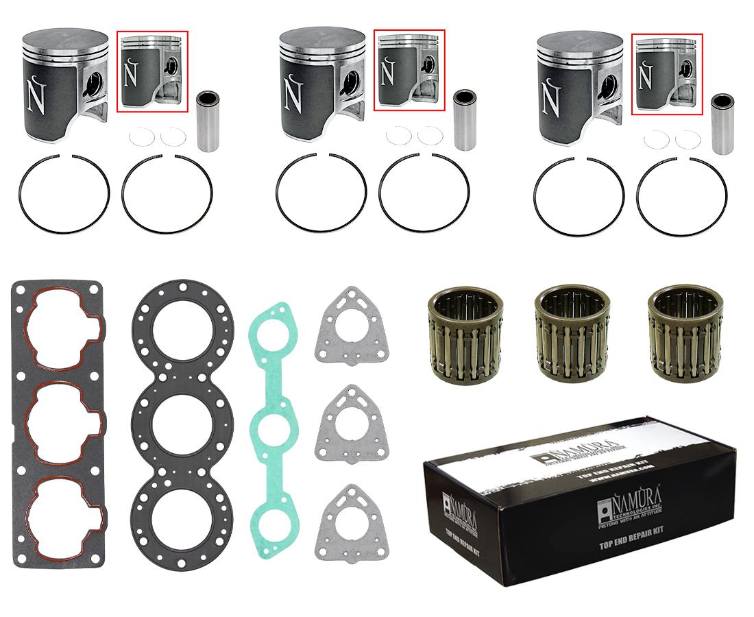 Namura Technologies Top End Kit Kawasaki 900 95-06, Namura Nw-20004-2k +0.50 73.50mm, Sts 900 2001-02 Stx 900 1999-06 Zxi 900 1995-97