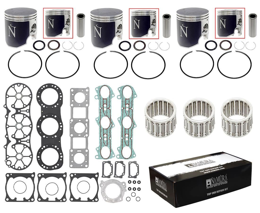 Namura Technologies Top End Kit Yamaha 1200 99-05, Namura Nw-40003-2k1 +0.50 80.40mm